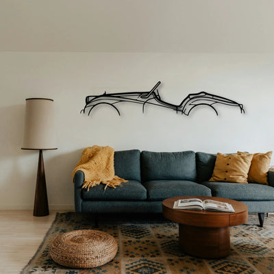 TR3A 1959 Classic Silhouette Metal Wall Art - Tinvibe