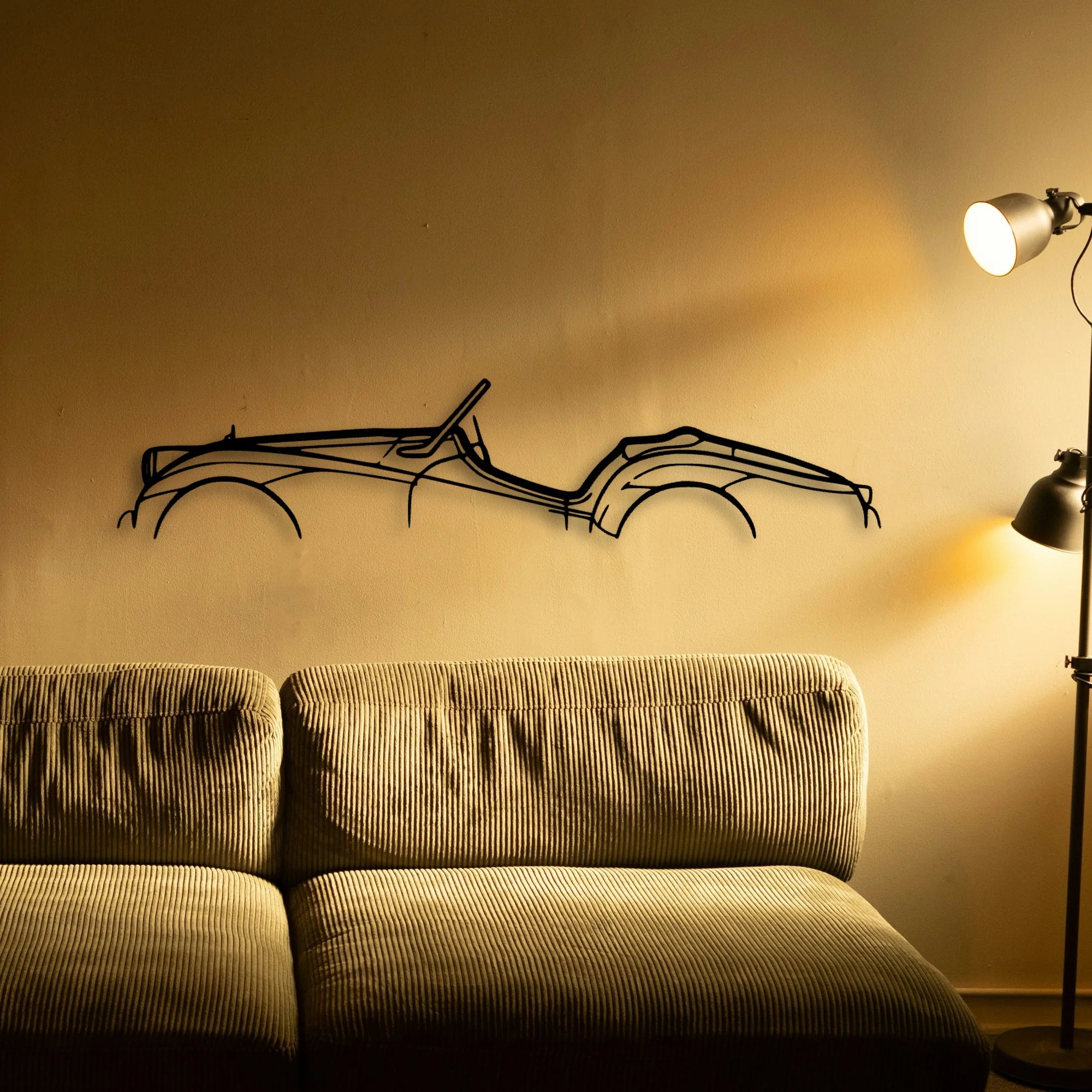 TR3A 1959 Classic Silhouette Metal Wall Art - Tinvibe