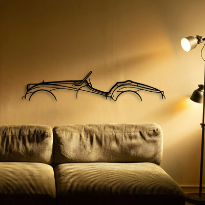 TR3A 1959 Classic Silhouette Metal Wall Art - Tinvibe