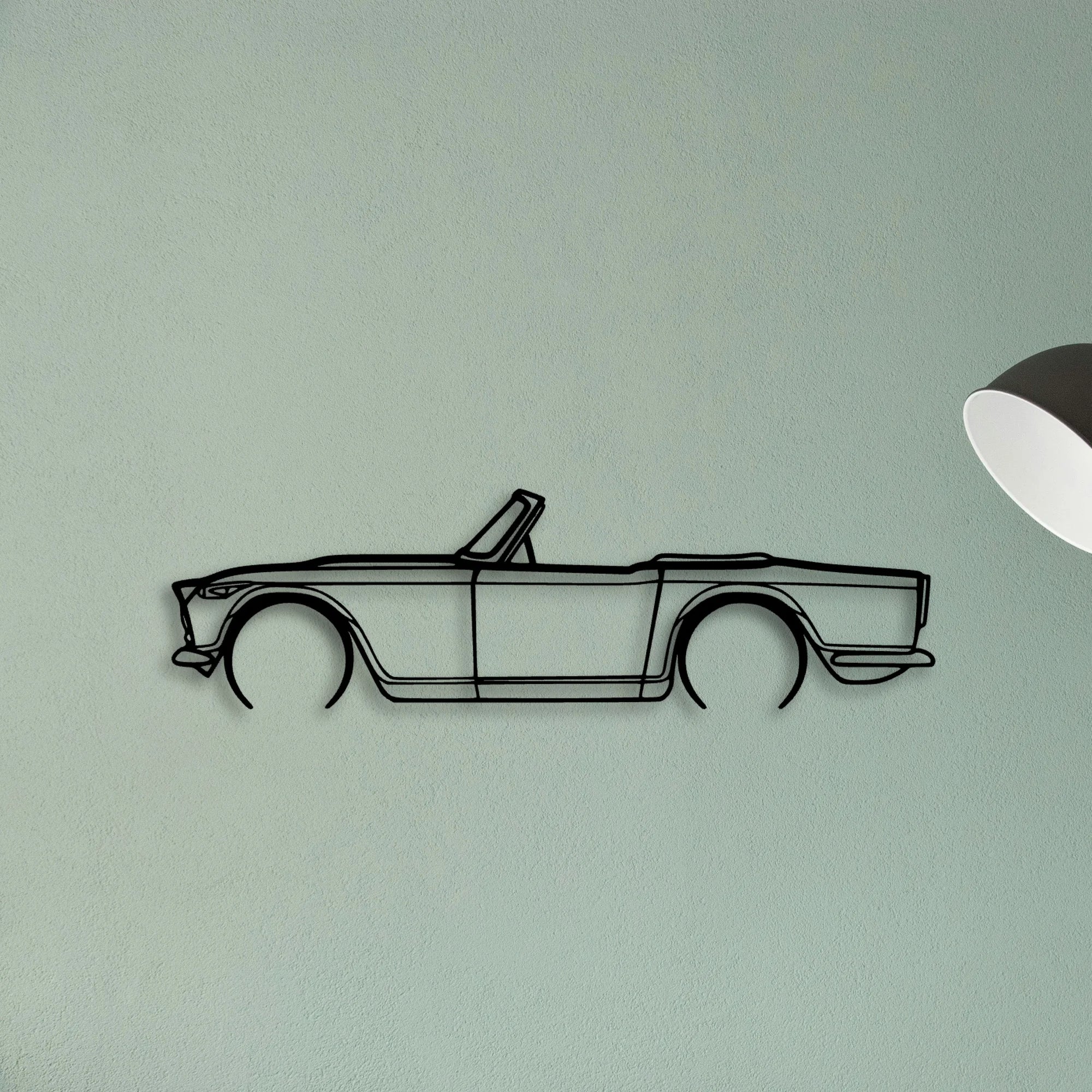 TR4A IRS 2 Classic Silhouette Metal Wall Art - Tinvibe