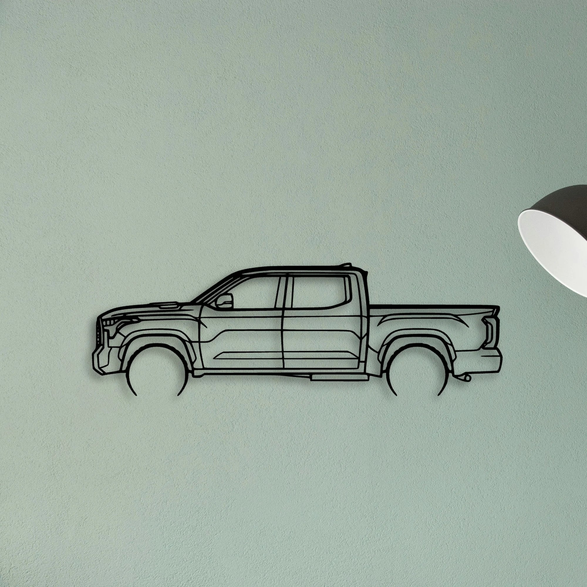 TUNDRA 2022 2 Classic Silhouette Metal Wall Art - Tinvibe