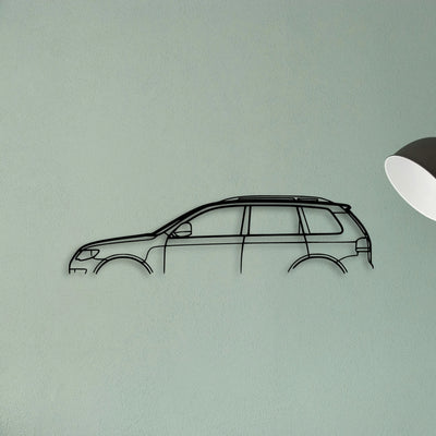 Touareg 2009 Classic Silhouette Metal Wall Art - Tinvibe