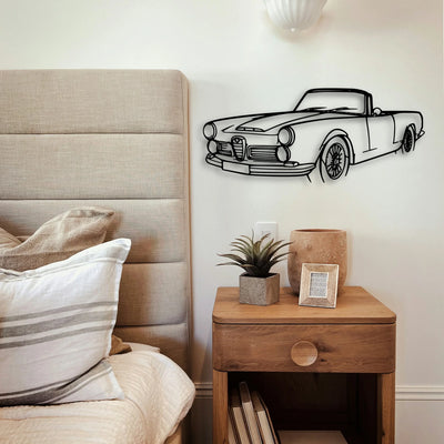 Touring Spider 1960 Angle Classic Silhouette Metal Wall Art - Tinvibe