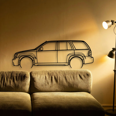 Trailblazer SS 2007 Classic Silhouette Metal Wall Art - Tinvibe