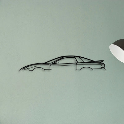 Trans AM 2002 Classic Silhouette Metal Wall Art - Tinvibe