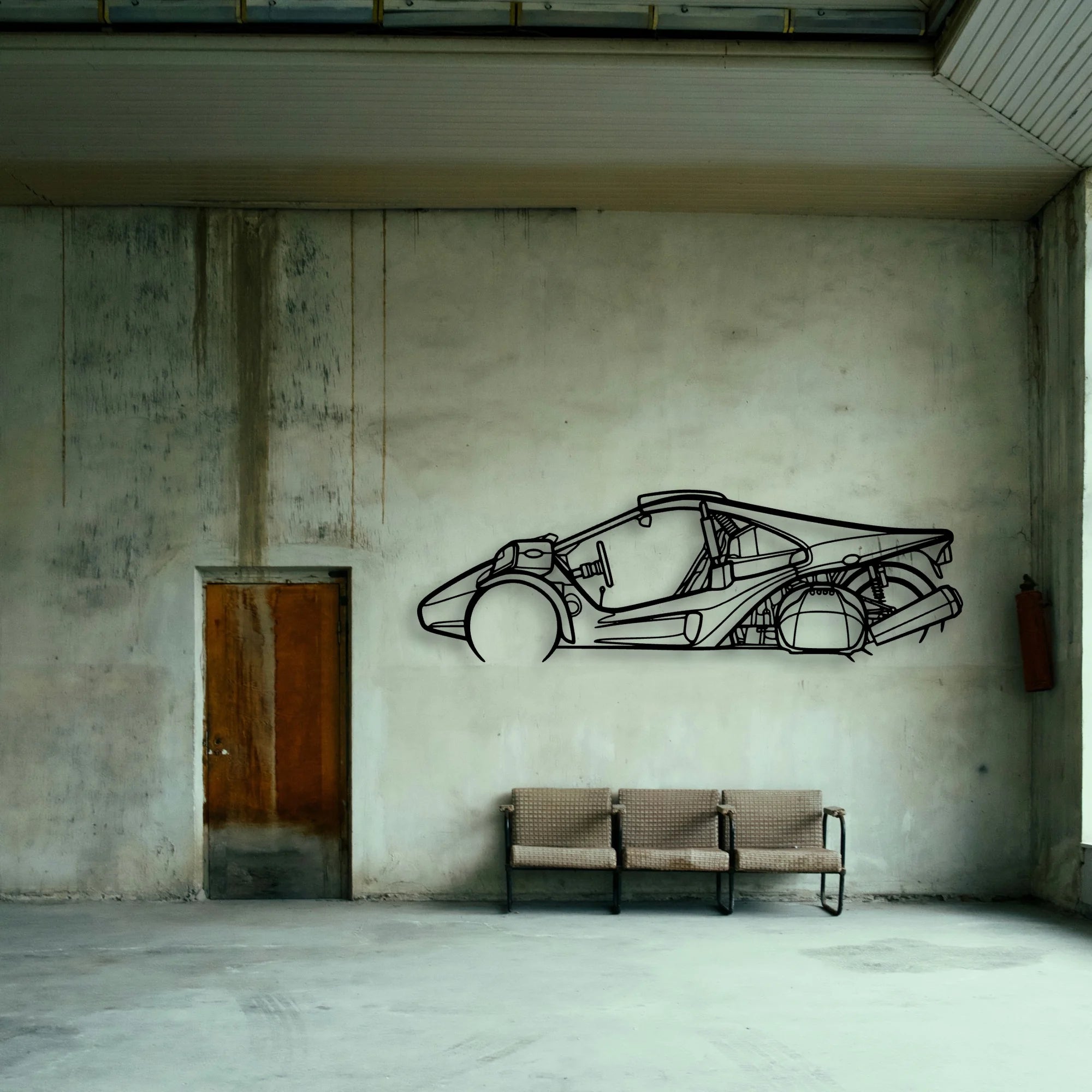 Trex 2022 Classic Silhouette Metal Wall Art - Tinvibe