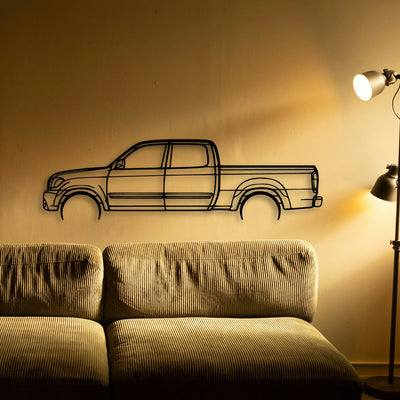 Tundra Double 2006 Classic Silhouette Metal Wall Art - Tinvibe