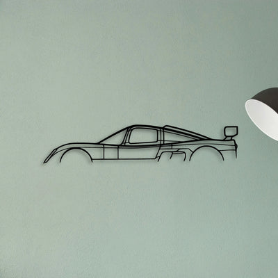 Ultima GTR 2004 Classic Silhouette Metal Wall Art - Tinvibe