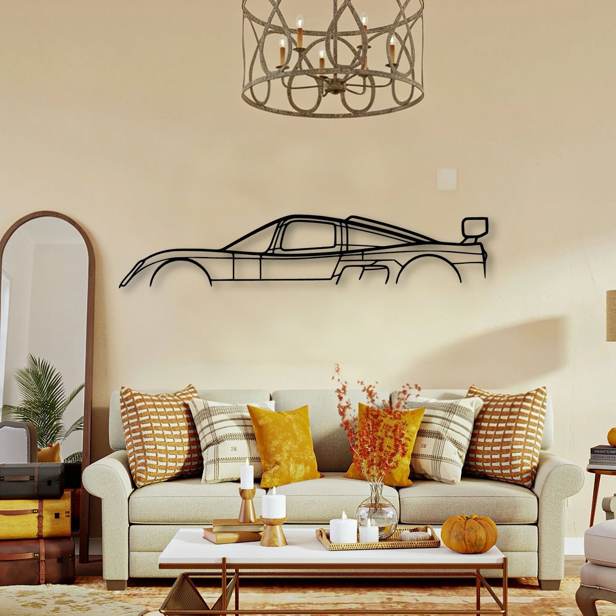Ultima GTR 2004 Classic Silhouette Metal Wall Art - Tinvibe