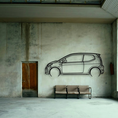 UP GTI 2019 Classic Silhouette Metal Wall Art - Tinvibe