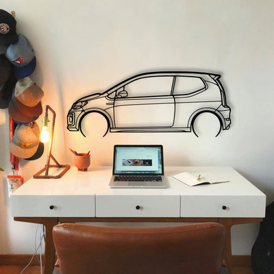 UP GTI 2019 Classic Silhouette Metal Wall Art - Tinvibe