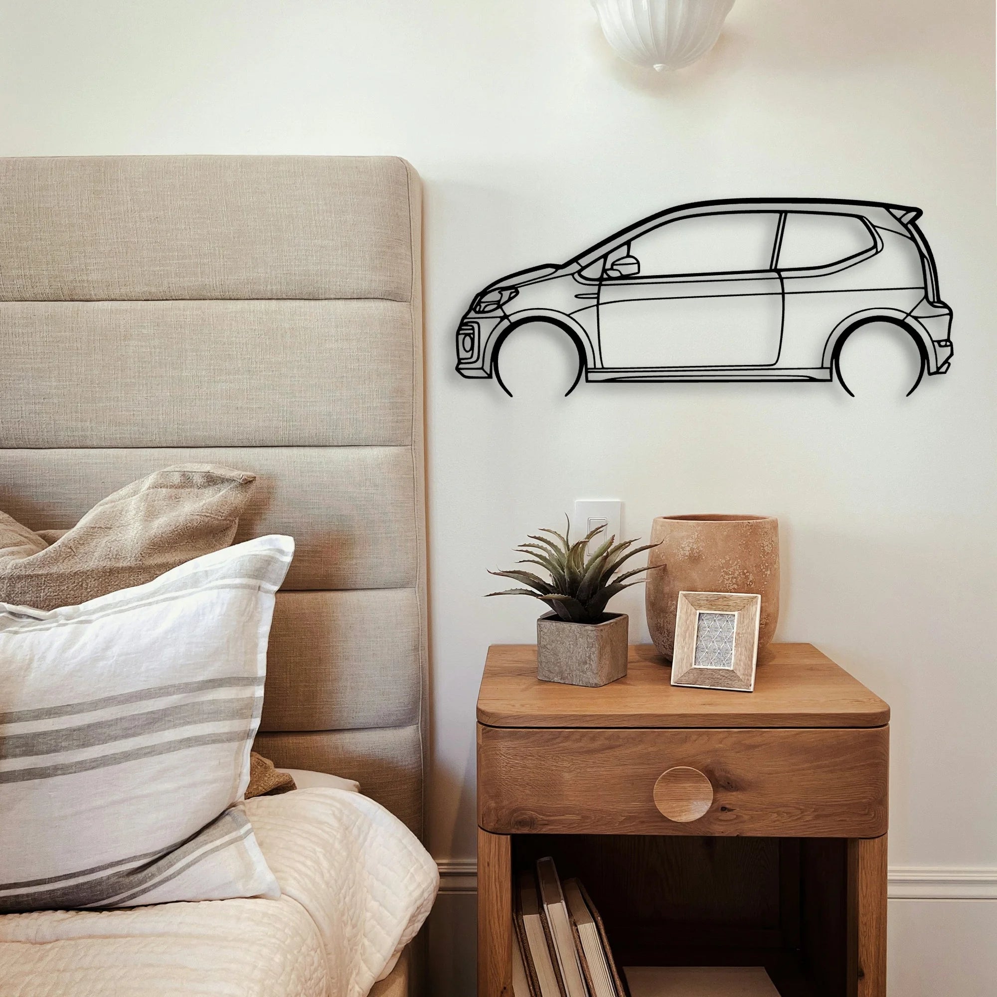 UP GTI 2019 Classic Silhouette Metal Wall Art - Tinvibe