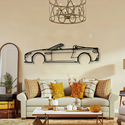 Vantage Volante GT 2016 Classic Silhouette Metal Wall Art - Tinvibe