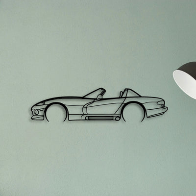 Viper 1993 RT10 Classic Silhouette Metal Wall Art - Tinvibe