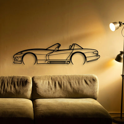 Viper 1993 RT10 Classic Silhouette Metal Wall Art - Tinvibe