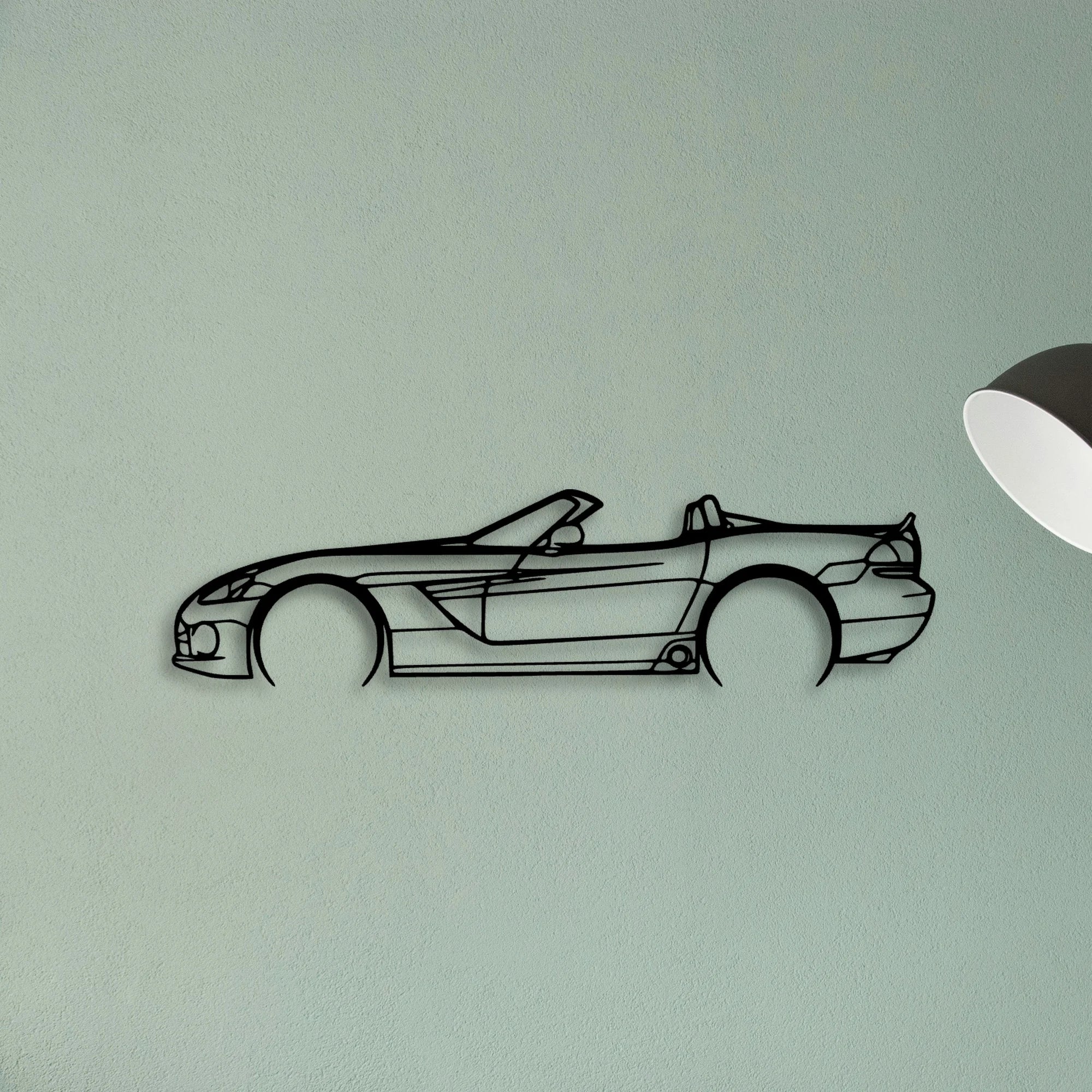 Viper 2005 Classic Silhouette Metal Wall Art - Tinvibe