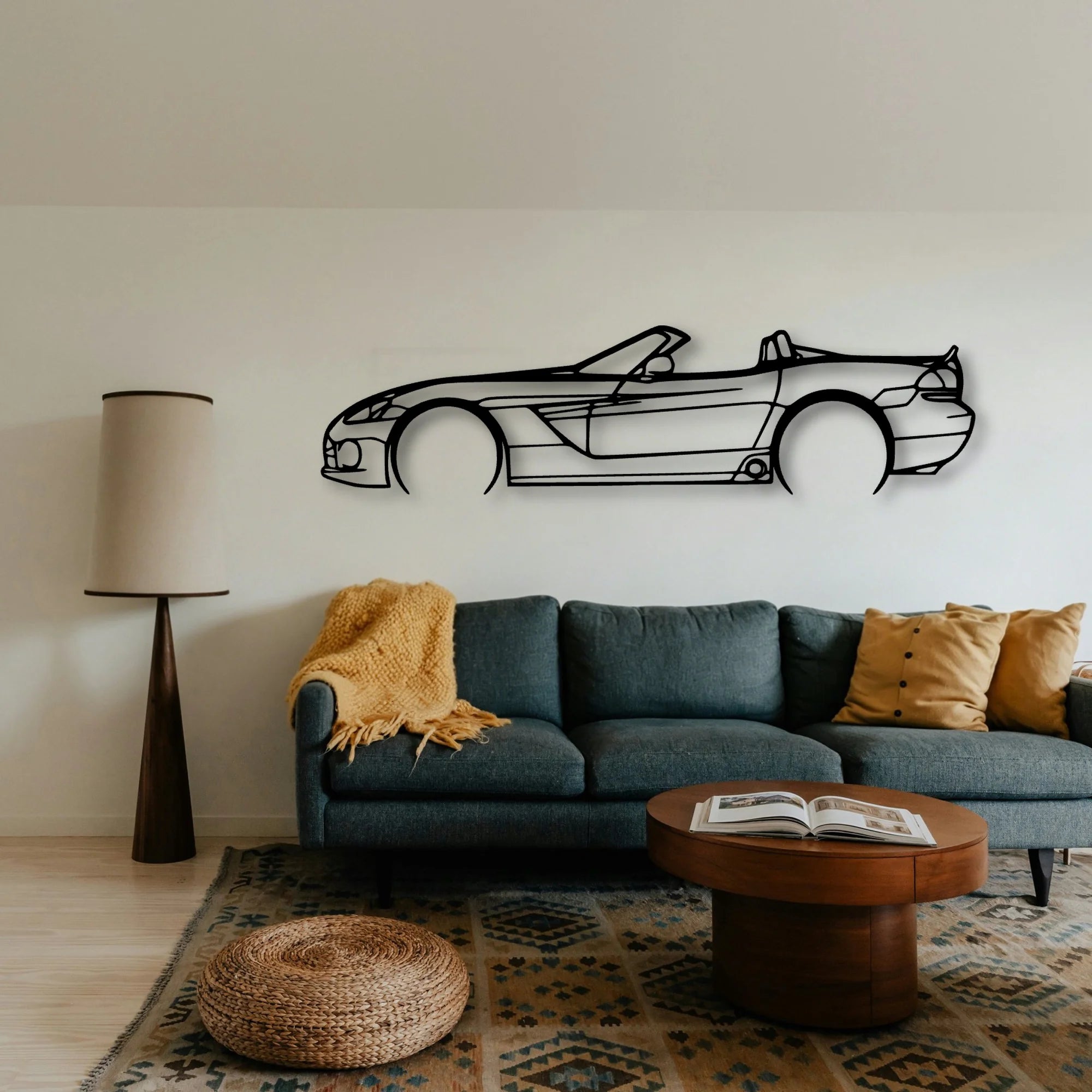Viper 2005 Classic Silhouette Metal Wall Art - Tinvibe