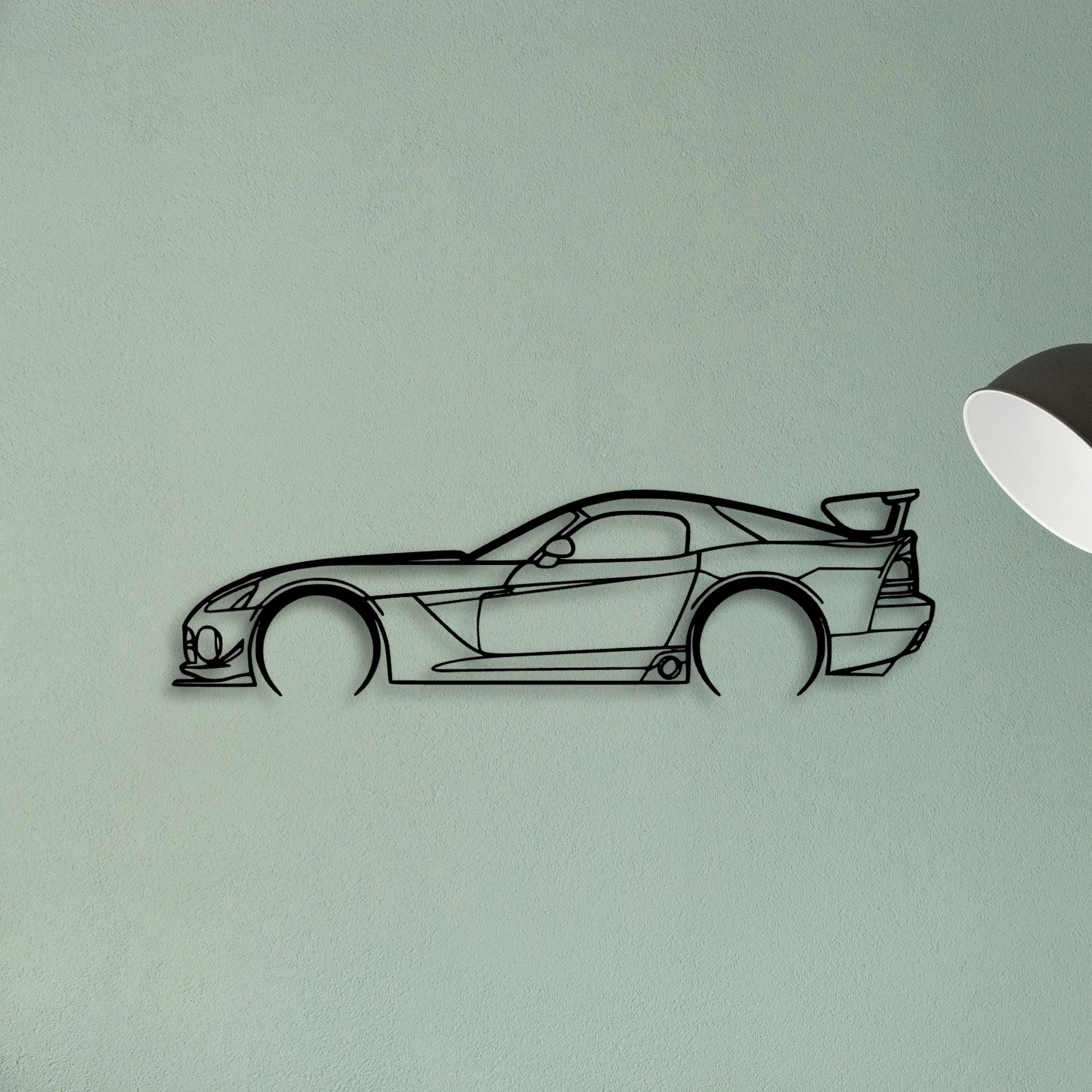 Viper ACR 2009 Classic Silhouette Metal Wall Art - Tinvibe