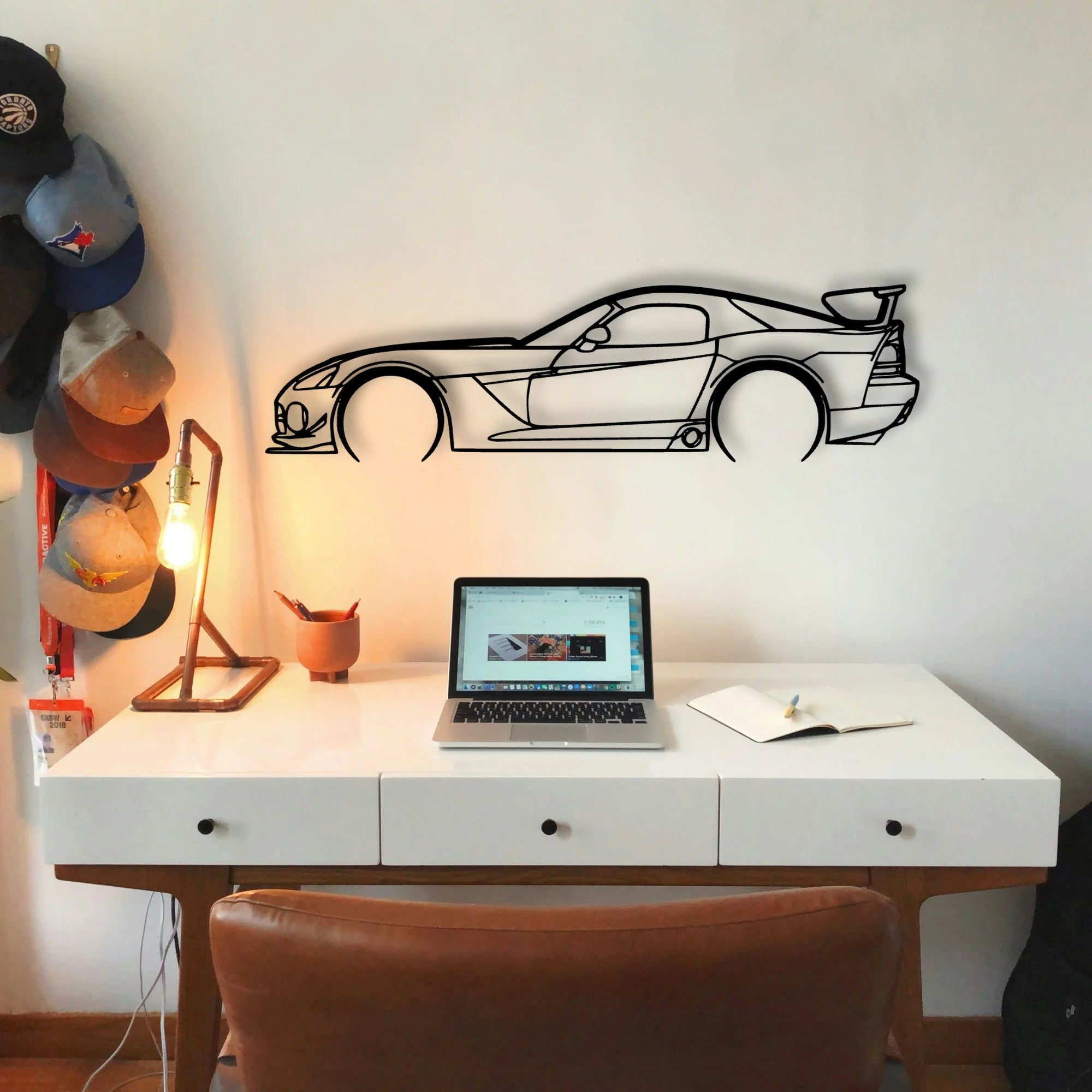 Viper ACR 2009 Classic Silhouette Metal Wall Art - Tinvibe