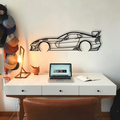Viper ACR GEN 5 2 Classic Silhouette Metal Wall Art - Tinvibe