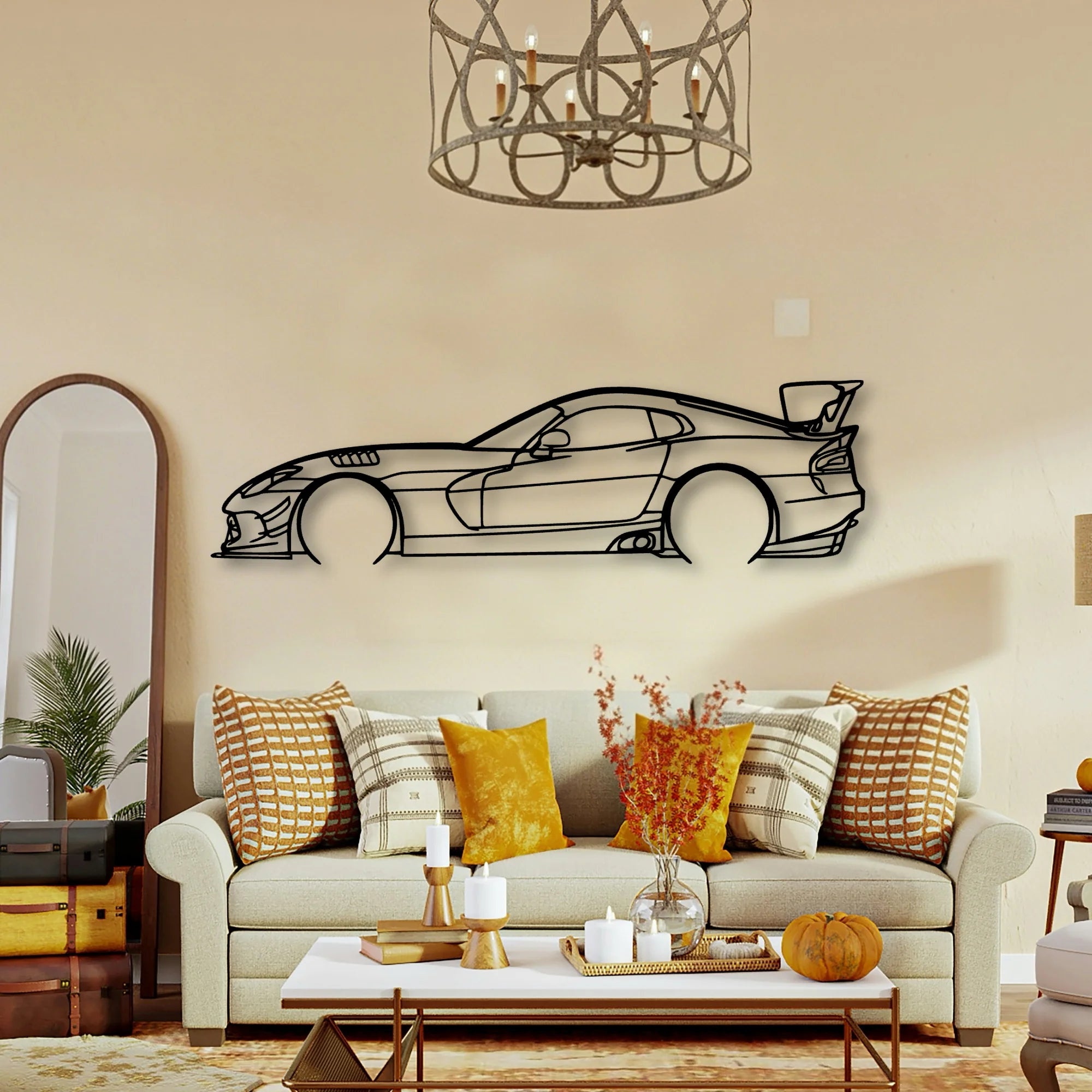 Viper ACR GEN 5 2 Classic Silhouette Metal Wall Art - Tinvibe