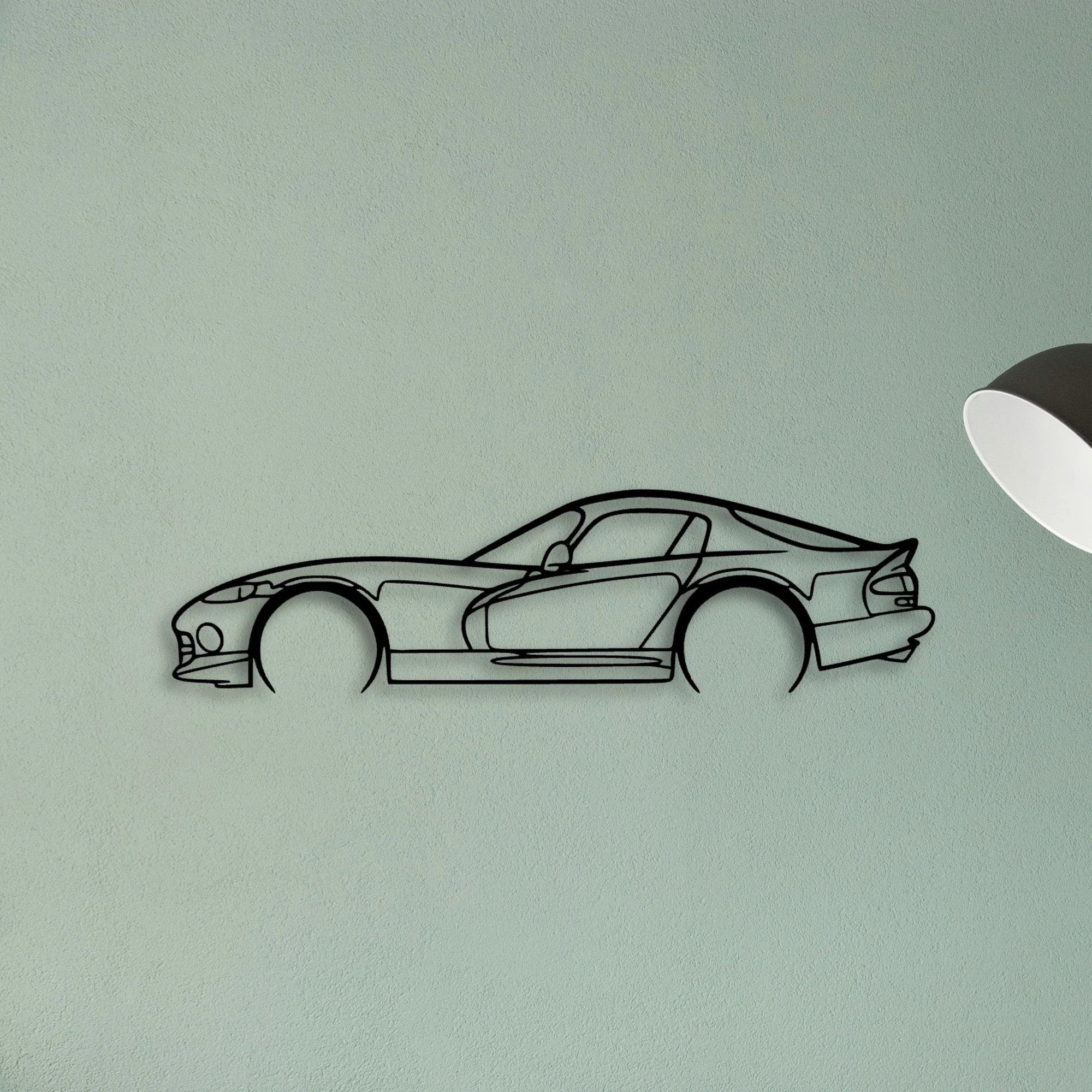 Viper ACR SR II 2002 Classic Silhouette Metal Wall Art - Tinvibe