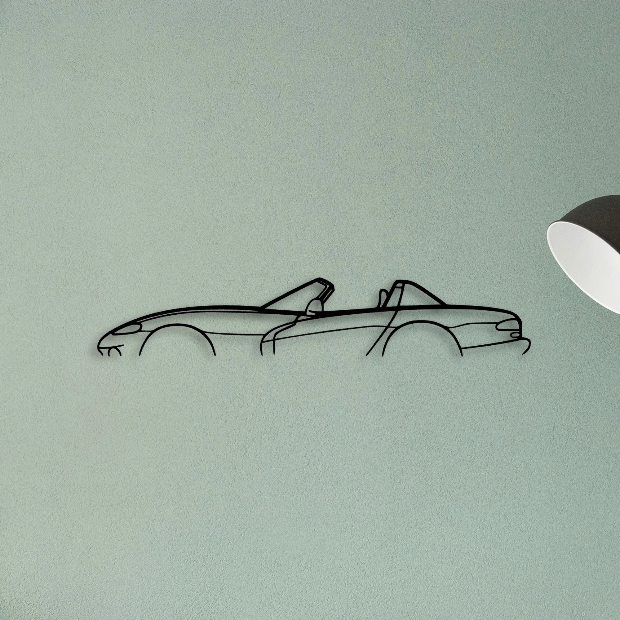 Viper RT 10 1994 Classic Silhouette Metal Wall Art - Tinvibe
