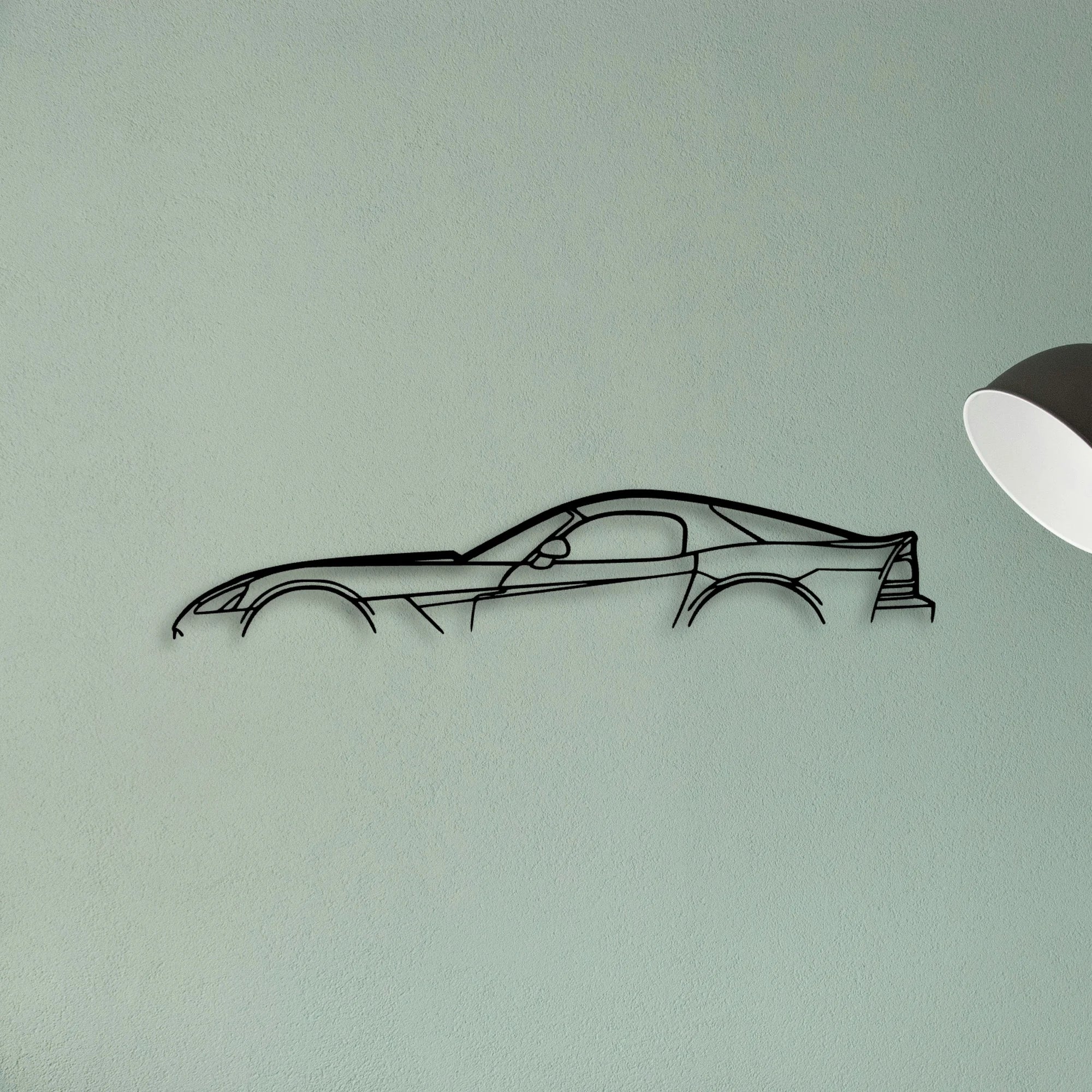 Viper SRT 10 2006 Classic Silhouette Metal Wall Art - Tinvibe
