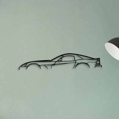 Viper SRT 10 2006 Classic Silhouette Metal Wall Art - Tinvibe