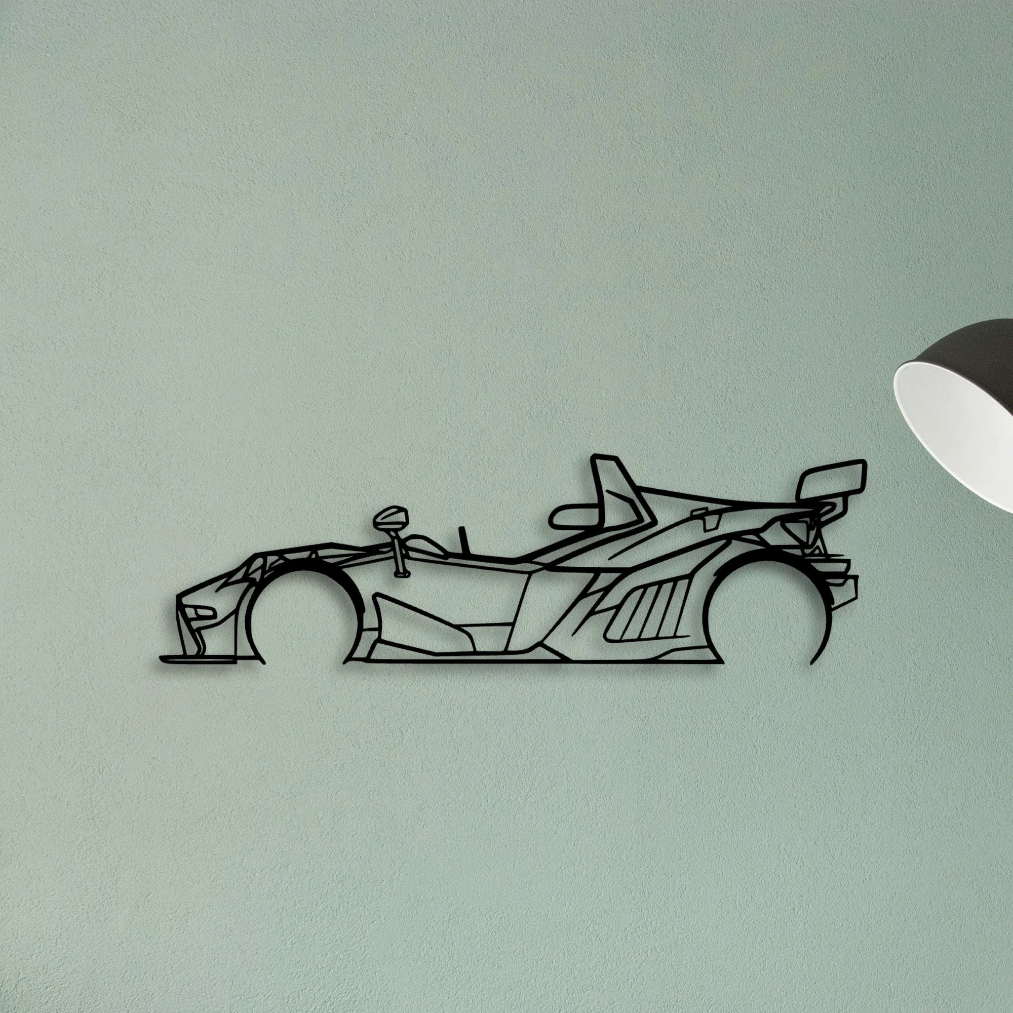 X BOW Classic Silhouette Metal Wall Art - Tinvibe