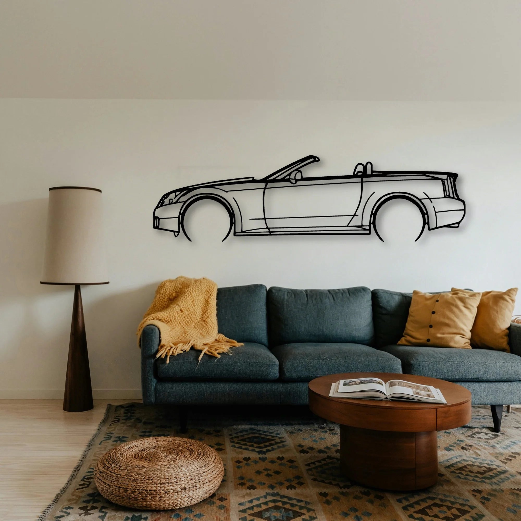 X V 2006 Classic Silhouette Metal Wall Art - Tinvibe
