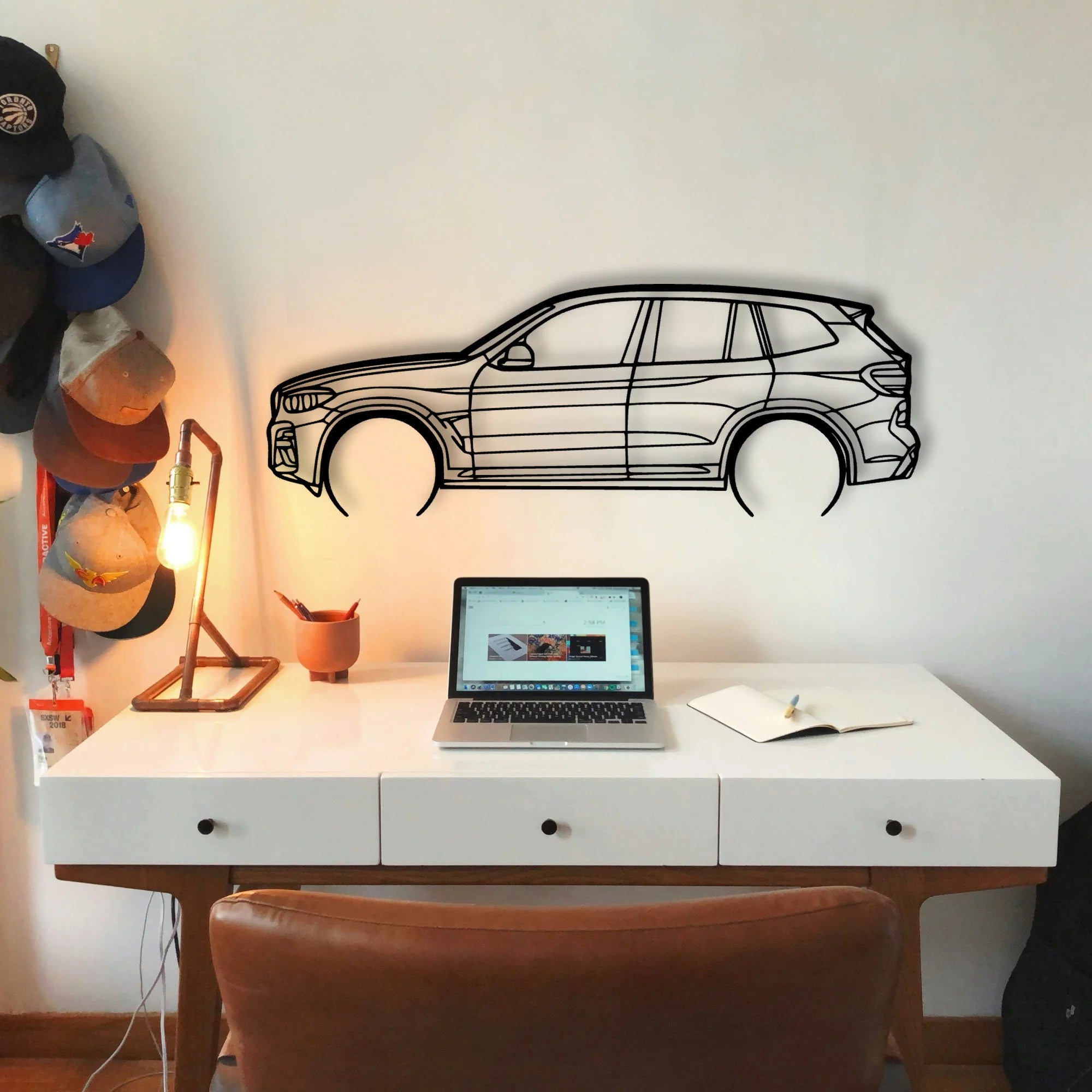 X3 M40I Classic Silhouette Metal Wall Art - Tinvibe