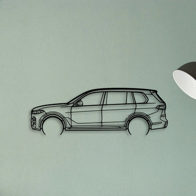 X7 2020 Classic Silhouette Metal Wall Art - Tinvibe