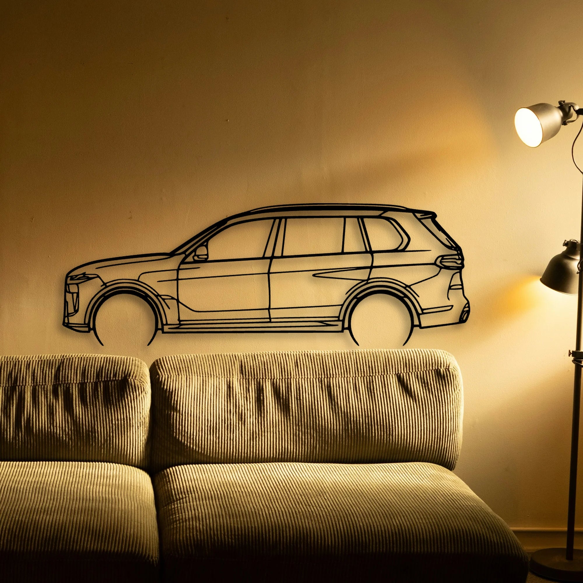 X7 2023 Classic Silhouette Metal Wall Art - Tinvibe