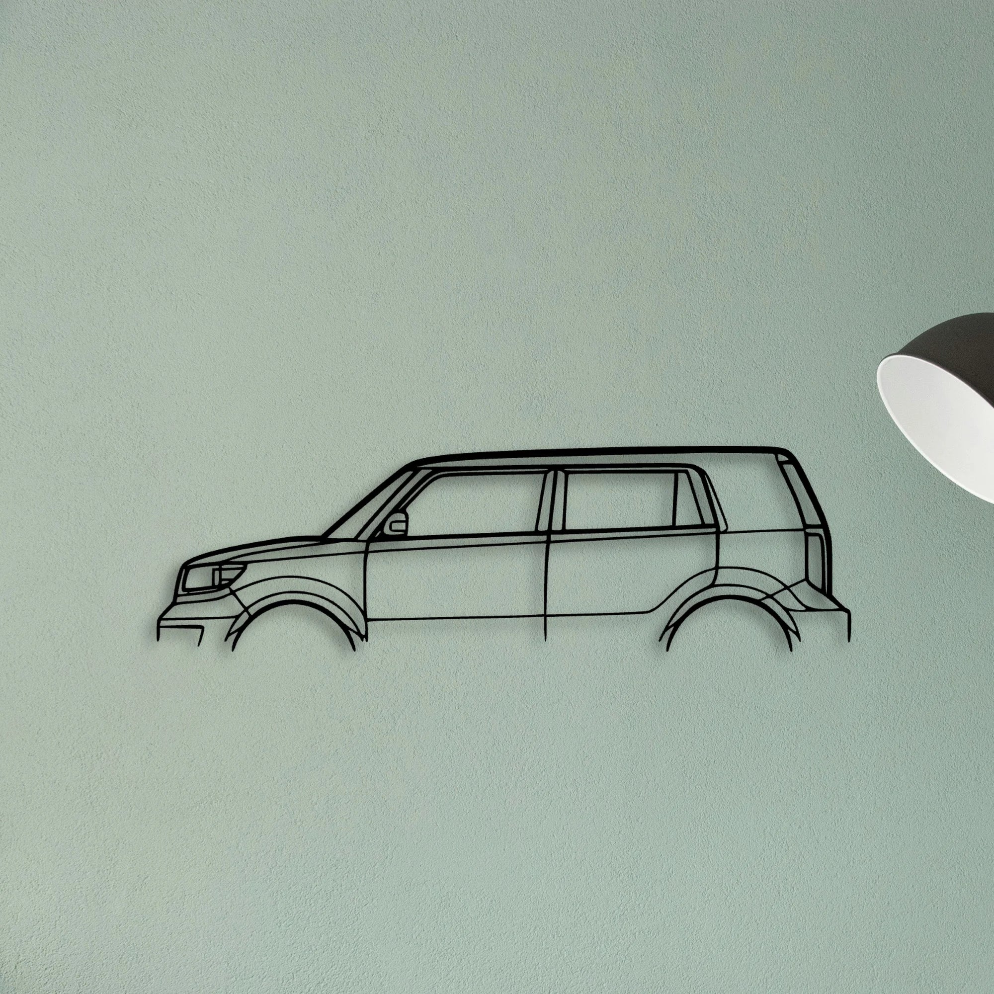 XB 2008 Classic Silhouette Metal Wall Art - Tinvibe