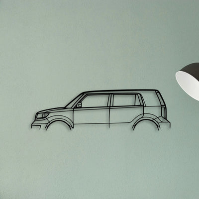 XB 2008 Classic Silhouette Metal Wall Art - Tinvibe