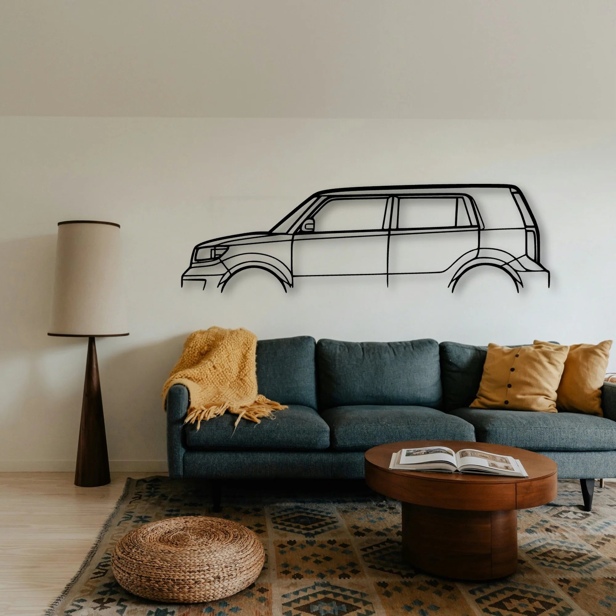 XB 2008 Classic Silhouette Metal Wall Art - Tinvibe