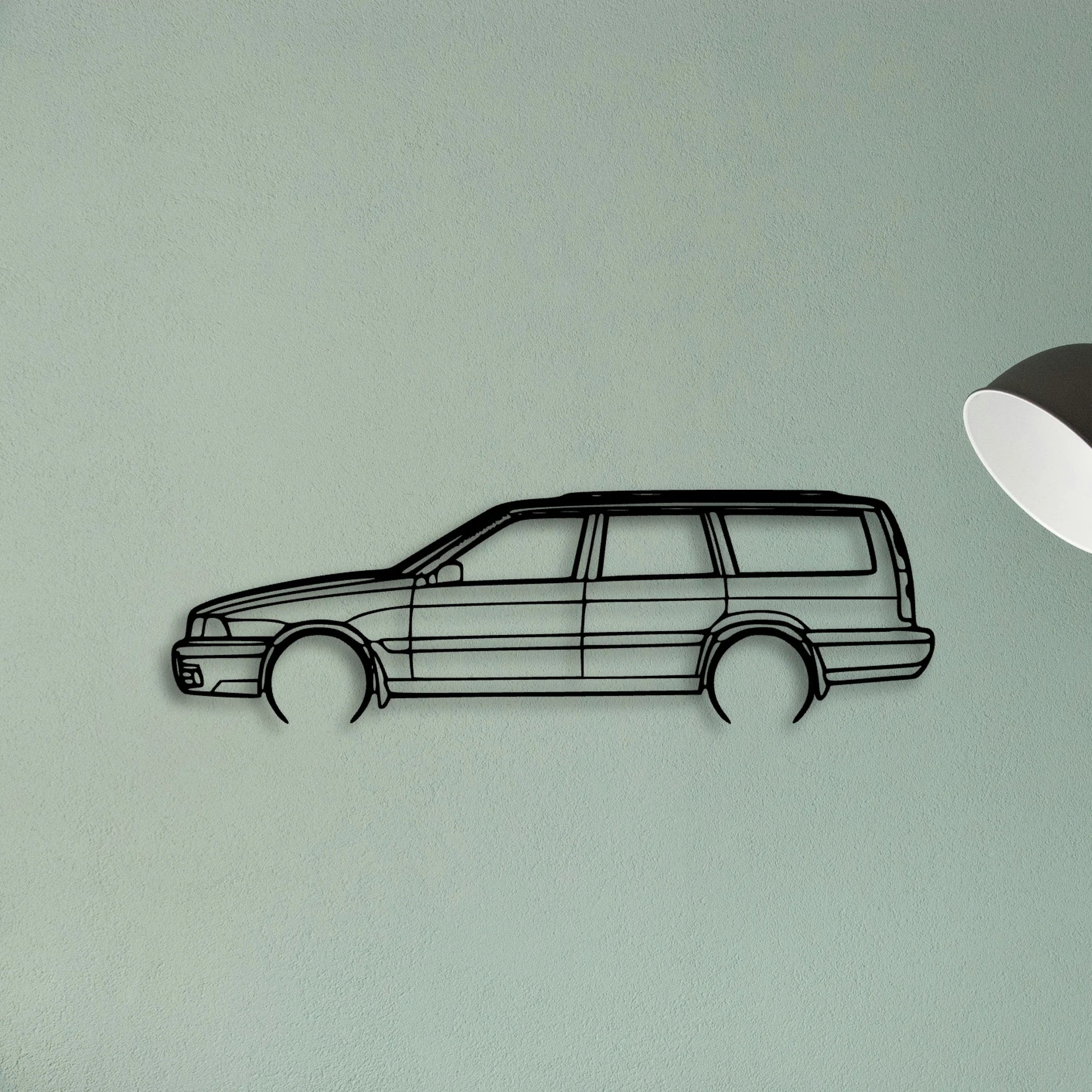 XC70 1999 Classic Silhouette Metal Wall Art - Tinvibe