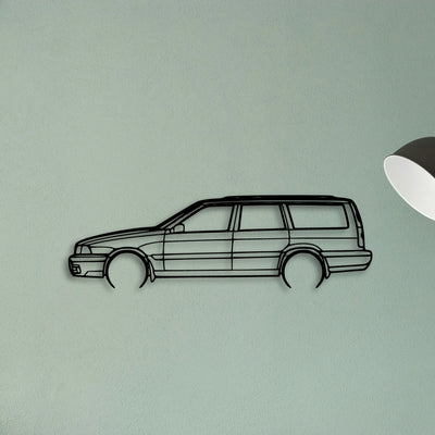 XC70 1999 Classic Silhouette Metal Wall Art - Tinvibe