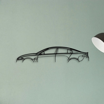 XF R 2012 Classic Silhouette Metal Wall Art - Tinvibe