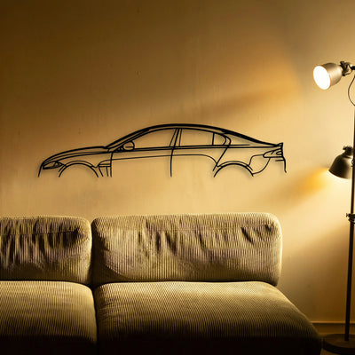 XF R 2012 Classic Silhouette Metal Wall Art - Tinvibe