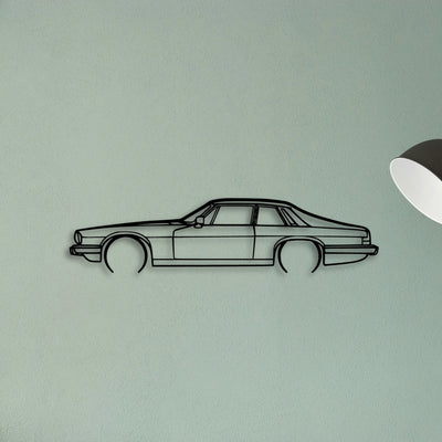 XJS 2 Classic Silhouette Metal Wall Art - Tinvibe