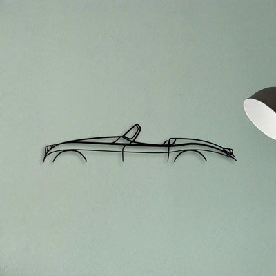 XK150 1959 Classic Silhouette Metal Wall Art - Tinvibe