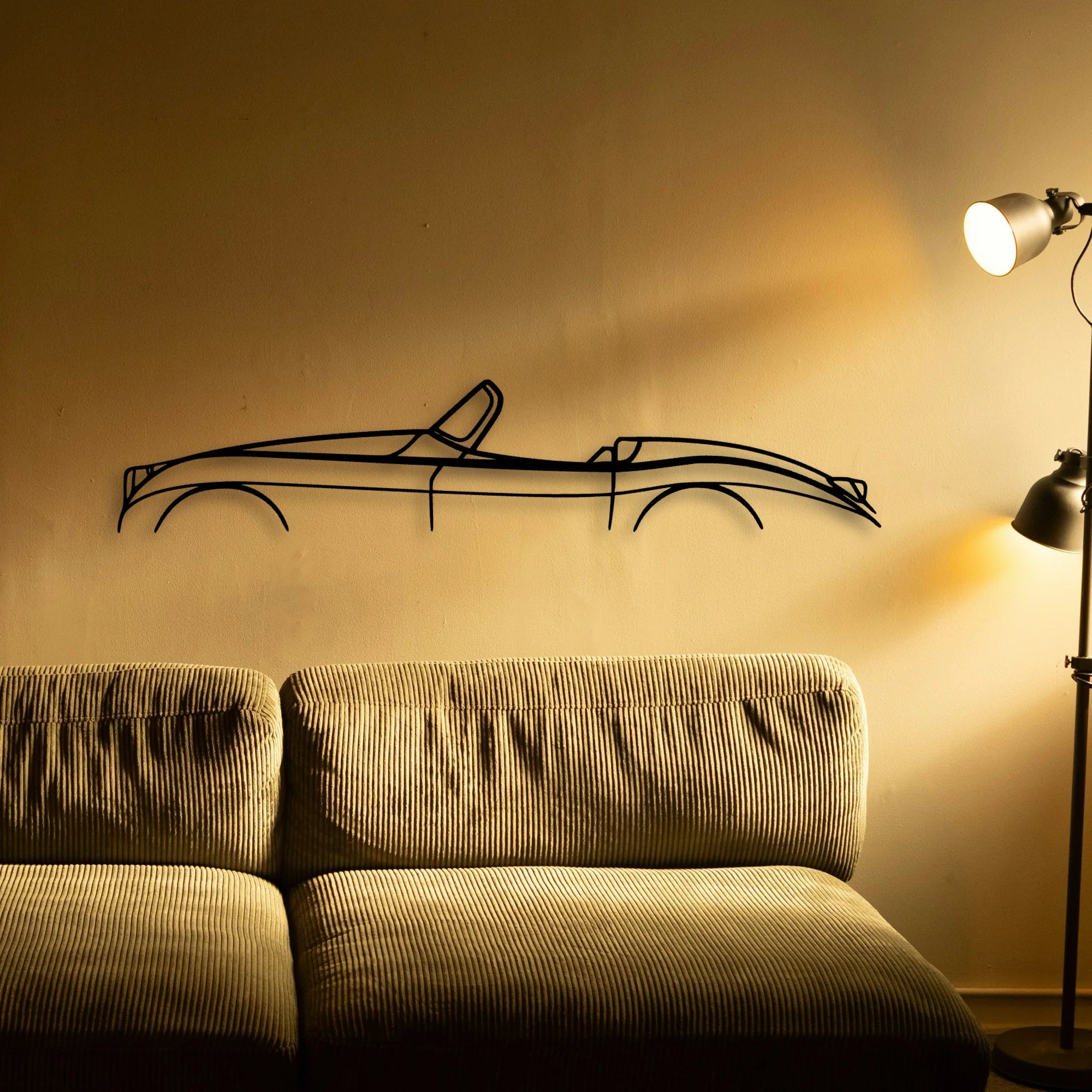 XK150 1959 Classic Silhouette Metal Wall Art - Tinvibe