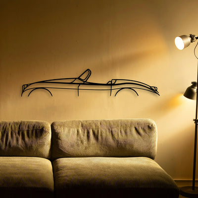 XK150 1959 Classic Silhouette Metal Wall Art - Tinvibe