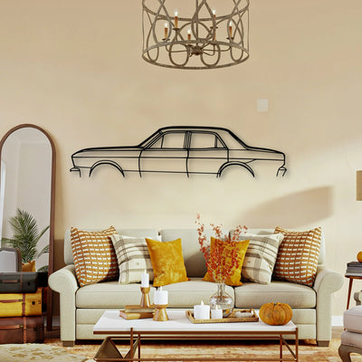 XR FAIRMONT 1967 Classic Silhouette Metal Wall Art - Tinvibe