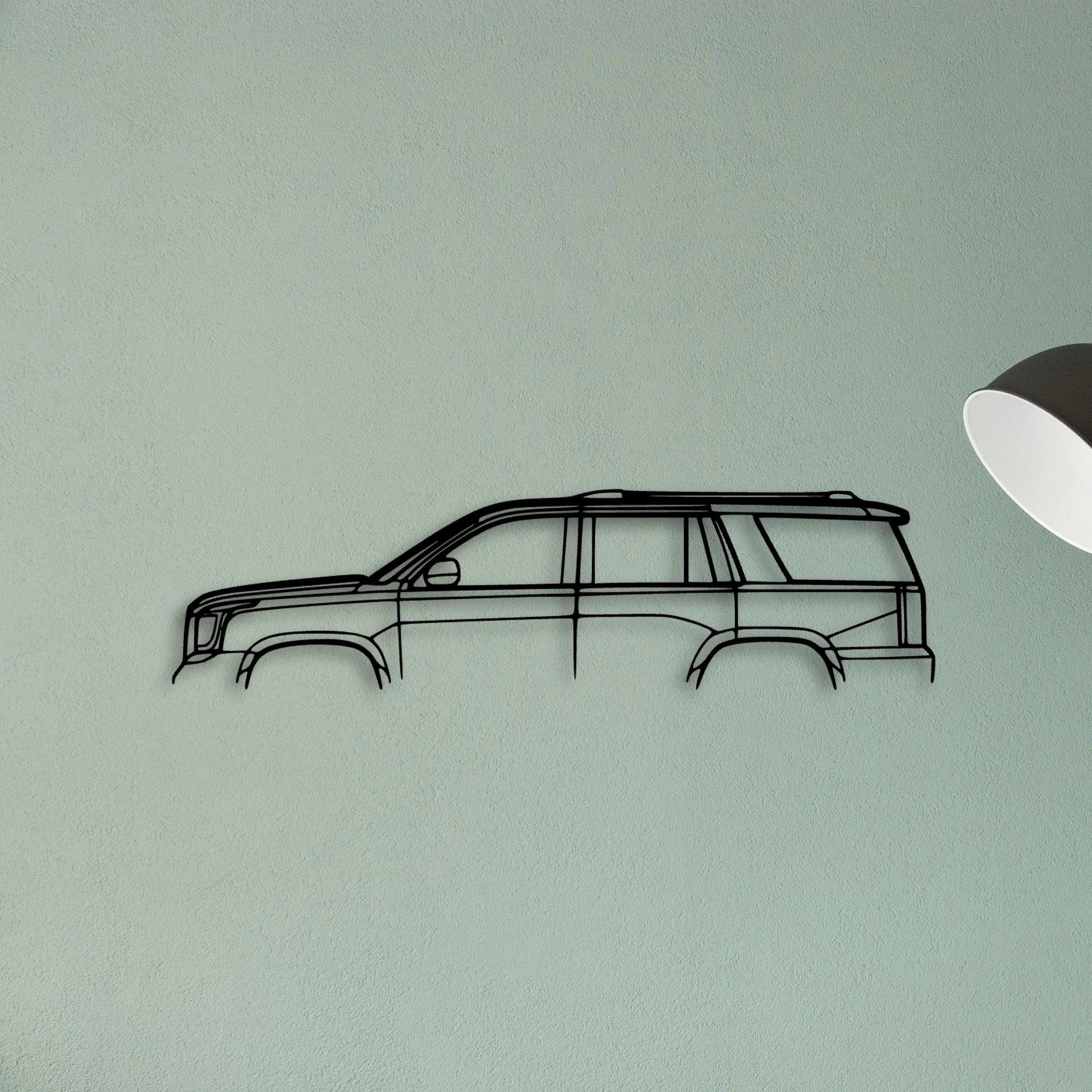 YUK Denali 2016 Classic Silhouette Metal Wall Art - Tinvibe