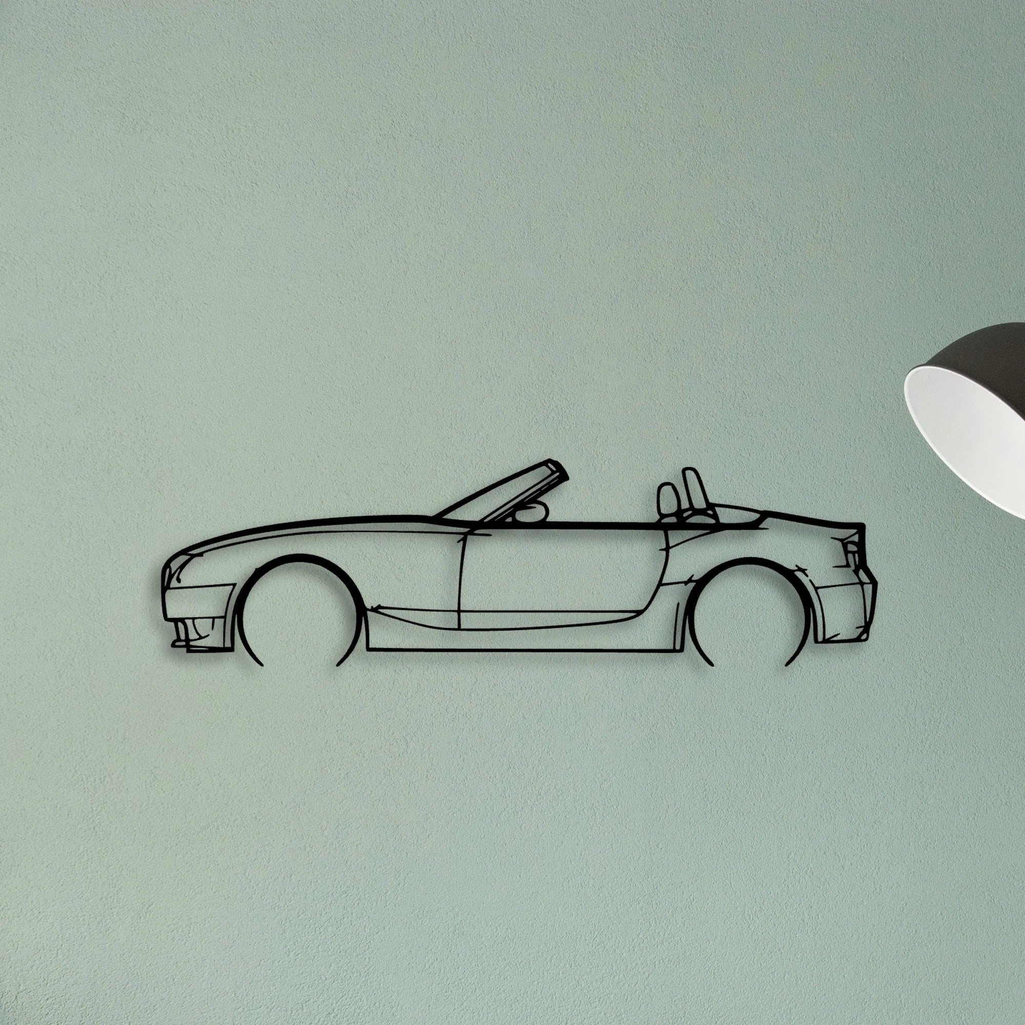 Z4M Roadster E85 2 Classic Silhouette Metal Wall Art - Tinvibe