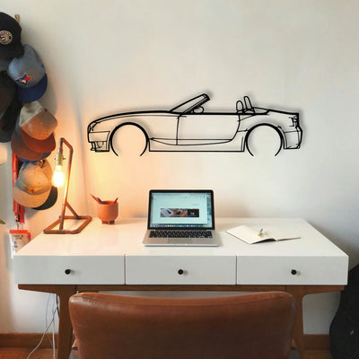 Z4M Roadster E85 2 Classic Silhouette Metal Wall Art - Tinvibe