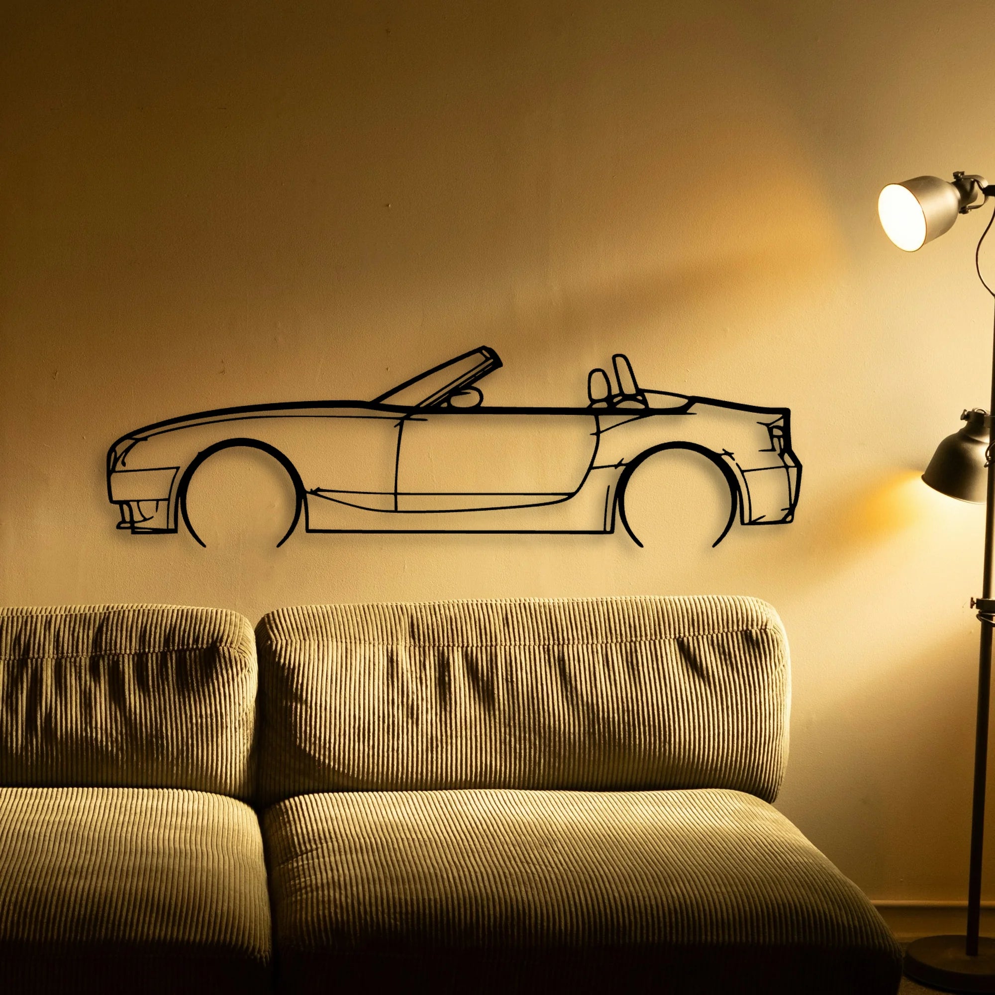 Z4M Roadster E85 2 Classic Silhouette Metal Wall Art - Tinvibe